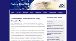 Desktop Screenshot of federalcircusbill.org